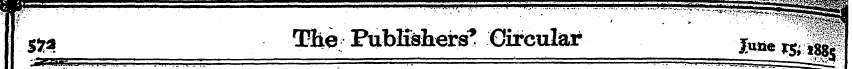 s» The Publ&liers 5 ! Circular jutie *&1...