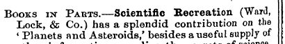 Books ix Parts.—Scientific Eecreation (W...