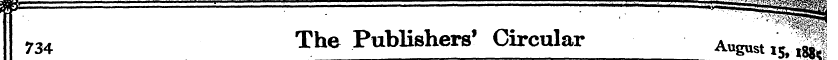 > I ' ¦' ¦ 'V^I^^ I TTwl 734 The Publish...