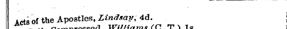 Acts .CVS of Ul the »llv Apostles -"-« ,...