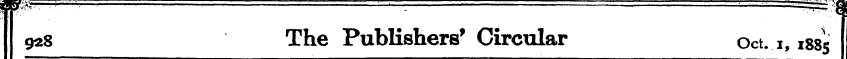 928 The Publishers' Circular Oct..i, 188...