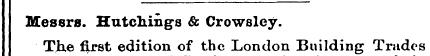 Messrs. Hatchings & Crowslcy. The first ...