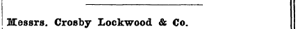 Messrs. Crosby Lockwood & Co.