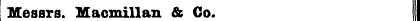 Messrs. Macmillan & Co. I The b^bb^ ^bk ...