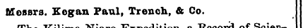 Mossrs. Eegan Paul, Trench, & Co. ¦ The ...