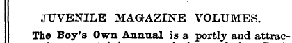JUVENILE MAGAZINE VOLUMES. The Boy's Own...
