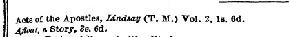 Acts of the Apostles, Lindsay (T. M.) Vo...