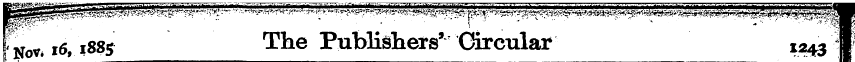 ^,16,188? The Publishers' (Circular i «4...