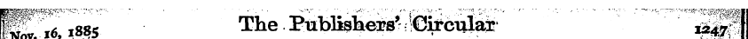 Ii"i6.i88s The Publisbers^Oirculai ^m.