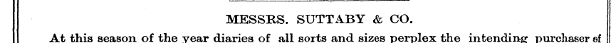 MESSRS. SUTTABY & CO. these fpfp> A T^ A...