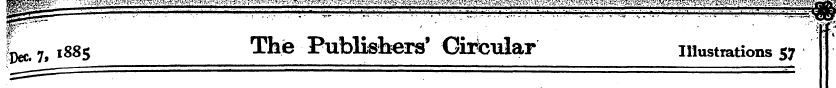 1^ 7,1885 The Publkbers' Circular illust...