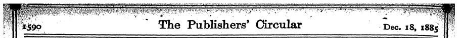 It ?|jtoo ~ The Publishers ¦ ' Circular ...