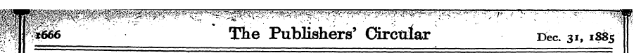 ISj ^i ' "' ^ * The Publishers' Cfrctifa...