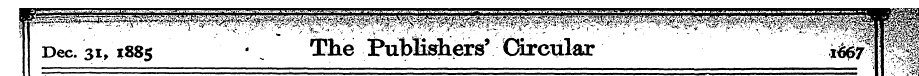 1 Dec. 31/1885 ' " '"" '[' The I^^^s'-C&...