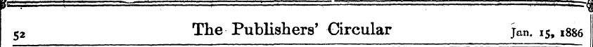 52 The Publishers' Circular jan. 15,1886