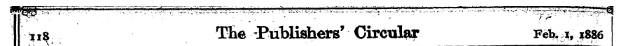 i !g The ^Publishers' Circular Feb. *y i...