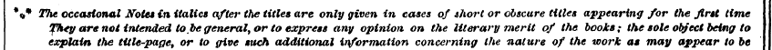 %? 27k« occasional ot Notes in italics t...