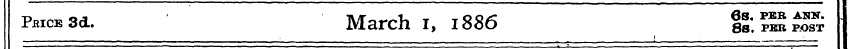 p *ice3cL March i, 1886 II'.fS^t 1 . ¦