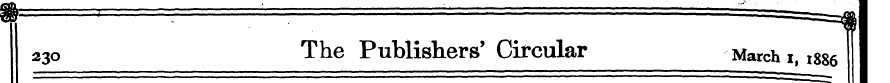 z 3 o The Publishers' Circular March i, ...