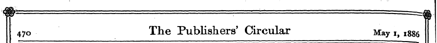 I - - 470 The Publishers' Circular May 1...
