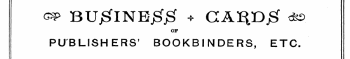 g& BUjSlNEjSjSf ? GAIiDj g d# OP PUBLISHERS' BOOKBINDERS, ETC.
