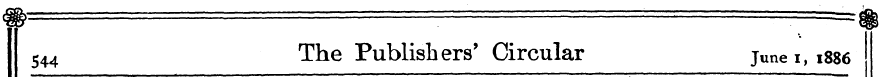 544 The Publish ers' Circular june i, 18...