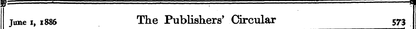 jl June i1886 The Publishers' Circular 5...