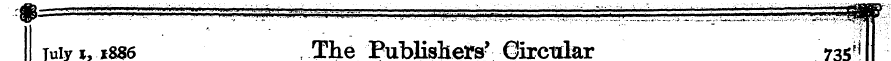 juiy i, f886 "' The Publishers- Girctdar...