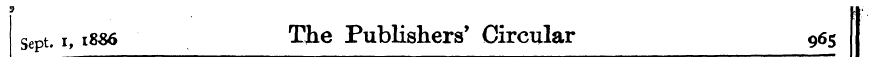 Sept. i, 1836 The Publishers' Circular 9...