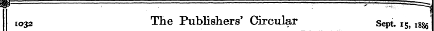 ¦ ¦ "¦ ¦ ¦**¦ •¦ ¦ ¦ I 1032 The Publishe...