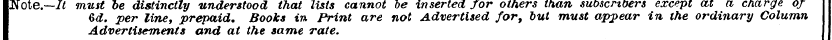 SHoie.—It must Advertisements 6d. be per...