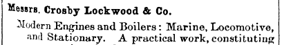 Messrs . Crosby Lockwood & Co. Modern nn...