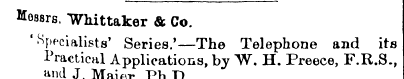 Messrs. Whittaker & Co. 'S Practical pec...