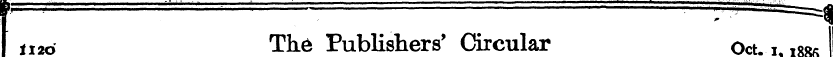 iI2o Th6 Publishers' Circular Oct. i, n%...