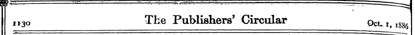 II3o The Publishers 1 Circular Oct. i, l...