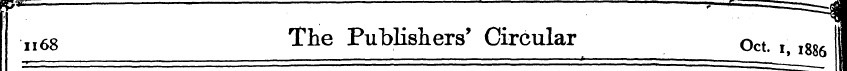fa^- ,.— i(|| 1168 The Publishers' Circu...