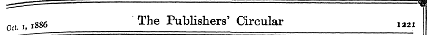 l886 The Publishers' Circular 122 t z ¦ ...