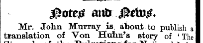 |£ote£ aii& J^etoia?. I Mr. John Murray ...