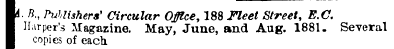 m. B., Puhlishers' Circular Office, 188 ...