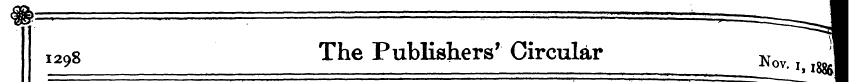 I298 The Publishers' Circular Nov 1