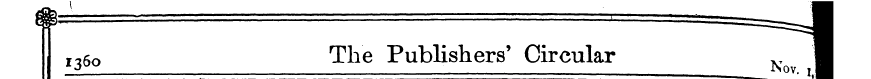 -. \ M 6o The Publishers' Circular ¦ zJ ...