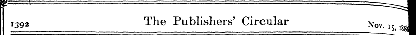 \9 ' ' ^J -== 1392 The Publishers' Circu...