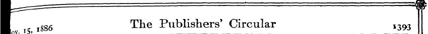 ¦nv. 15, l fSo 85 ° , The Publishers' Ci...