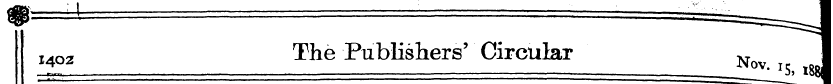 1 , AQ 402 2 The Publishers' Circular N ...