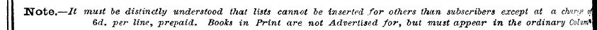 JSTote.—It must be distinctly understood...