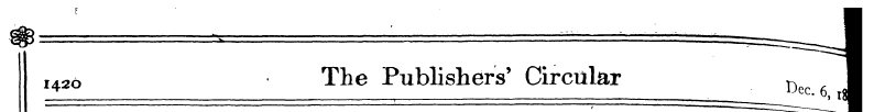 . _ J " | Id2O The Publishers' Circular ...
