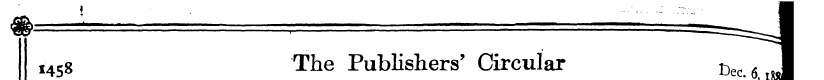 • \ ¦- ¦ ¦- -T.V _ i458 The Publishers' ...