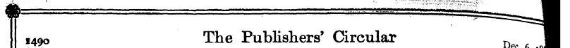 1490 The Publishers' Circular I