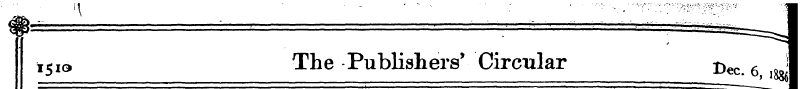 I5io The Publishers' Circular Dec 6 I