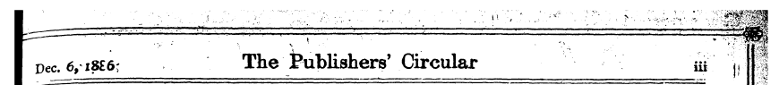 I Dec. 6,i?£6; The Publishers' Circular ...